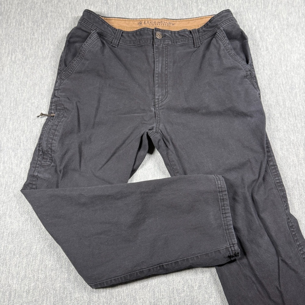 Legendary Outfitters Pants Men 36x30 Gray Cargo Stretch Outdoor Casual Travel